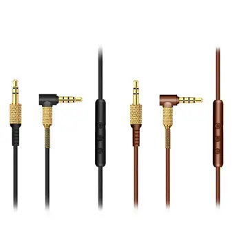 3,5 mm Zamenjava Avdio Kabel za Marshall Večjih II Zaslon SREDI Slušalke Kabel z Mikrofonom & Volume Control Daljinsko  5