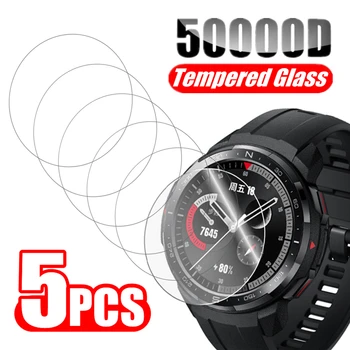 5Pcs Kaljeno Steklo Zaslona Film za Čast Gledati GS Pro Screen Protector za Čast Gledati GSPro Smartwatch Pribor Film 37 mm  4