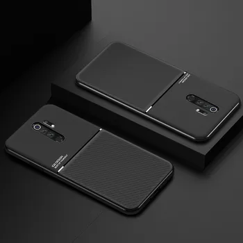 Luksuzni Usnje Oklep Primeru Za Xiaomi Redmi Opomba 8 pro Mat Magnetno Držalo Mehko Kritje Za Redmi 7 7A 8A K20 Opomba 8T 9 9S Coque  5