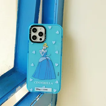 Risanka Moda Disney Princesa Telefon Primerih Za iPhone 14 13 12 11 Pro Max XR XS MAX 8 X 7 SE Dama Dekle Shockproof Soft Shell  5