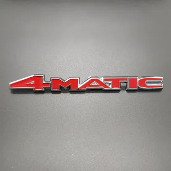 1 kos 3d kovinske Črke Simbol za Mercedes Benz 4MATIC Značko Avto Styling Uspela Trunk 4 Kolesni Pogon Logotip Nalepko, Sijajna  10