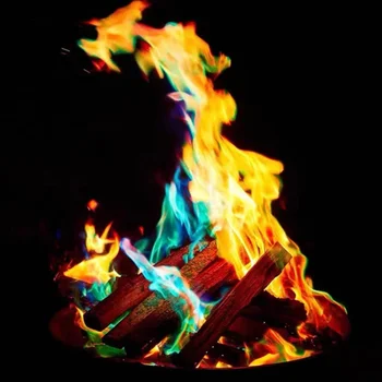 10 g/15g/25 g Magic Fire Pisane Plameni v Prahu za Kresovanje tabornem ognju Pirotehnika Magic Trick Prostem Kampiranje, Pohodništvo Stranka Orodja  10