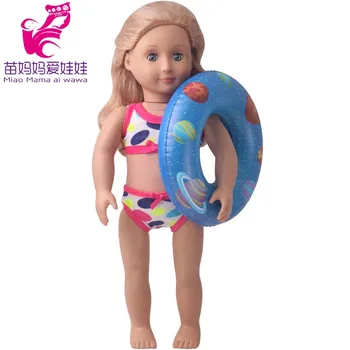 18 Inch Dekle Lutka Poletni Plavalni Obroč za 43 Cm Baby Doll Igrače Oprema  5