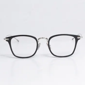 2022 New York Thom blagovne Znamke, Modela Očal Okvir za Moške, Ženske Kvadratnih Titanove Zlitine Očala Optični Recept za Očala TBX905  5