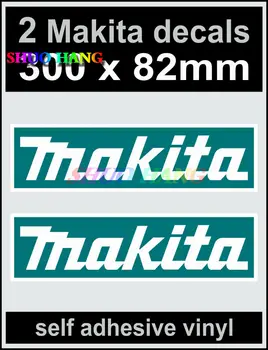 2pcs Makita) Orodje Nalepke Tovornjak Okno, električno Orodje Gradnje Vinil Auto Deli Trunk Stroja Nalepke PVC  5