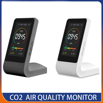 3 In1 Kakovosti Zraka Monitor CO2 Digitalni Merilnik Temperature in Vlažnosti Tipalo Tester Večnamensko Prenosni Detektor Ogljikovega Dioksida  10