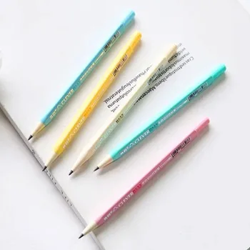 5 Kos/veliko Ustvarjalnih Srčkano sladkarije barve mehanske svinčnik študent trikotnik samodejno svinčniki pisanje kawaii dodatki potrebščine  5