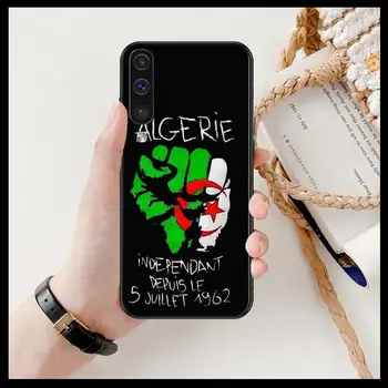 Alžirija Zastavo Telefon pokrov trupa Za SamSung Galaxy S8 S9 S10E S20 S21 S5 S30 Plus S20 fe 5G Lite Ultra black mehko primeru  10