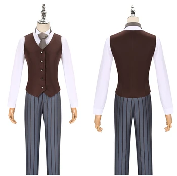 Anime Tim Burton Truplo Nevesta Victor Van Dort Cosplay Kostum Enotne Obleke Jakna Hlače Obleka Halloween Carnival Obleko za Moške  3