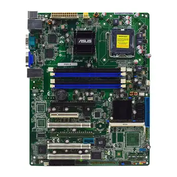ASUS P5BV-E LGA 775 server matične plošče 2 Gigabit LANOriginal RAČUNALNIKU Motherboard DDR2 PCI-E x16, USB, ATX Intel Xeon 3000 Serija Cpe  10