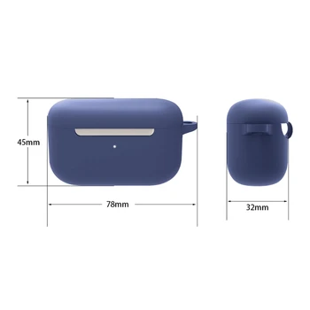 C5AE Mehki Silikonski Zaščitni Pokrov Lupini Anti-padec Slušalke Primeru Za Amazon Echo Brsti, 2. Gen Brezžični Čepkov  5