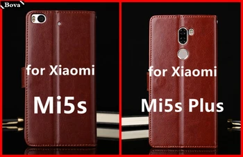 Držalo pokrova primeru za Xiaomi Mi5s Pu usnje primeru pokrovček Tulec, Denarnice Primeru za Xiaomi Mi5s Mi 5s Plus 5.15