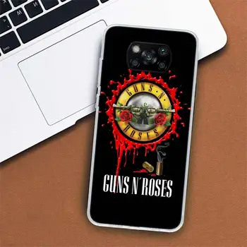 Guns N Roses Dober Čas Primeru Telefon Za Xiaomi Poco X3 GT X4 NFC M4 Pro M3 M2 F3 F2 F1 Mi Opomba 10 A3 A2 Lite A1 CC9E Fundas  5