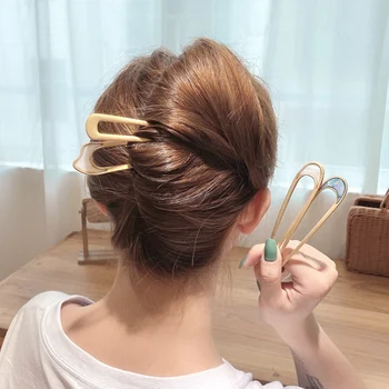 Japonska Lase Palice Ženske Hairclip Preprostost Pisane U Obliko Dekleta Lasnice Lase Palice Pribor Za Lase Pokrivala 2021 Nova  5