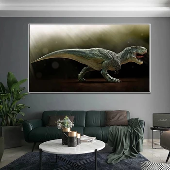 Jurassic Park dinozavrov visoke ločljivosti za tiskanje slik in plakatov na platno,wall art slike okrasite dnevni sobi, spalnici  5
