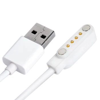 Kabel za polnjenje, USB 2.0 Moški-4 Pin Magnetni Polnilnika priključite Kabel Za Pametno Gledati GT88, GT68, KW08, KW18, KW88, KW98  5