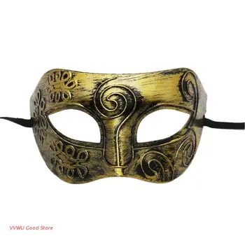 Kovinski Oči Masko Maškarada Masko, Pol Obraza, Pustne Maske, Cosplay Maske Kostum  10