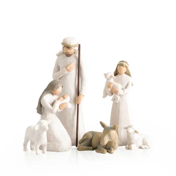 Kristusovo Rojstvo Jezusa Jasli Nastavite Figurice Rojstva Božič Jaslice Katoliški Kristjan Dekorativne Figurice Božični Okraski  10
