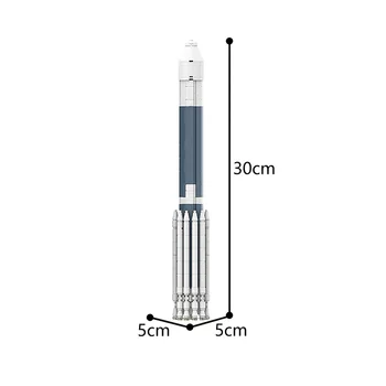 Luna Apollo Saturn V Vesolju Model Nosilno Raketo Igrača za Začetek Stolp Stavbe, Bloki za Otroke, Odrasle Igrače Darilo  10