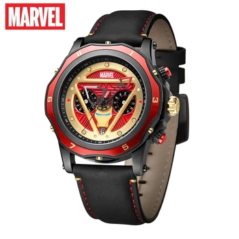 Marvel Disney Darilo, S Box Pravega Moškega Watch Železa Moški Nepremočljiva Quartz Ura Trendy Priložnostne Multi-funkcijo Zegarek Relojes  10