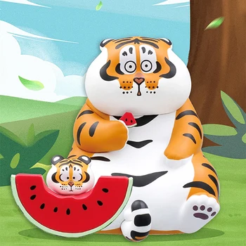 Nisem Maščobe Tiger Panghu s Baby Serije 2 Slepo Polje Igrače Trendy Igrajo Anime Slika Lutka Presenečenje Vrečko za Dekleta Darilo za Rojstni dan  5