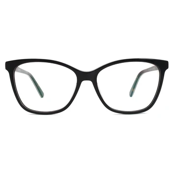 Očala Polni Okvirji za Očala Acetat Kratkovidnost Kvadratnih Mačka Oči Lady Ženske Modni Classic Fit Recept Za Objektiv FVG7220  10