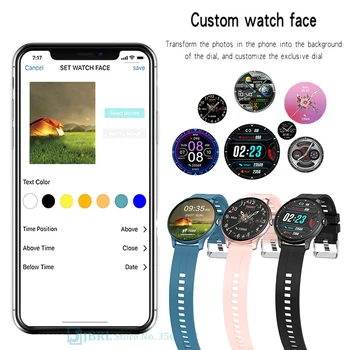 Pametno Gledati Ženske Moški Smartwatch Poln na Dotik Šport Fitnes Watch IP67 Nepremočljiva Bluetooth, združljivega Za Android iOS Smartwatch  10