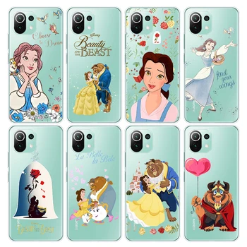 Princesa Bella Disney Primeru Telefon Za Xiaomi Mi 12 12X 12S 11 11T 11X 10 10T 9 Pro Lite 4G 5G Mehko Pregleden Lupini Jasno Pokrov  5
