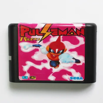 Pulseman Igra Kartuše Najnovejši 16 bit Igra Kartice Za Sega Mega Drive / Geneza Sistem  10