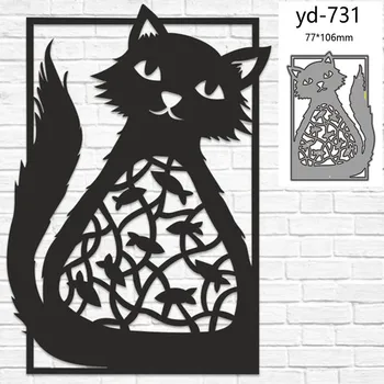 Rezanje kovin matrice die cut plesni Žival mačka dekoracijo Album papir obrti nož plesni rezilo udarec matrice  5