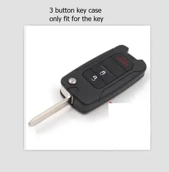 Silikonske gume, avto ključ kritje primera lupini za jeep Compass Renegade Patriot Wrangler Liberty2 gumb 3 gumb za izklop  5
