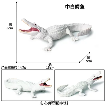 Simulacijo Realne Divje Življenje Jungle Živali Številke Modela Figurice Krokodil Aligator Eduactional Igrače Stranka Ornament Igrače  2