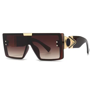Vintage Kvadratnih Rimless sončna Očala Ženske 2022 Moda Luksuzne blagovne Znamke sončna Očala brez okvirjev za Moške OnePiece Očala Odtenki UV400  5