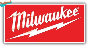 Visoka Kakovost Decals Zunanjost Pribor Milwaukee Orodja Orodje ZDA Rdeči Avto Odbijača Oknu Tool Box Nalepke Nalepke JDM Meterial  4