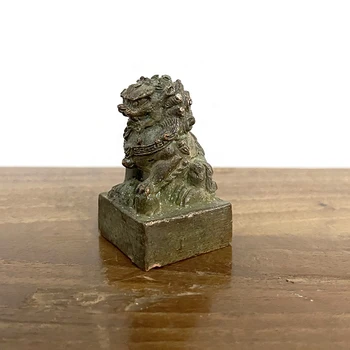 Čisti Baker Lev Pečat Ornament Srečen Feng Shui Okraski Obrti Živali Bron Miniaturne Figurice Home Office Dekor Dodatki  3