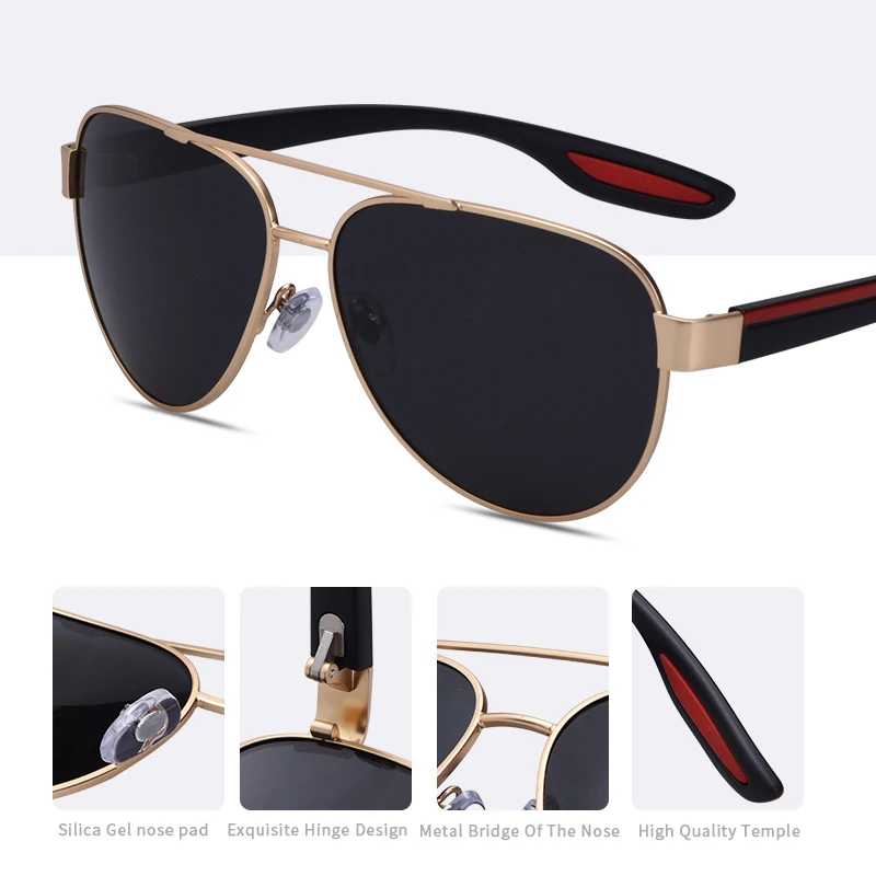 AOFLY Moda Polarizirana Pilotni sončna Očala Moški Ženske blagovne Znamke Oblikovalec Vožnje Letalstva sončna Očala Za Moške/Wome Letnik Odtenki Gafas